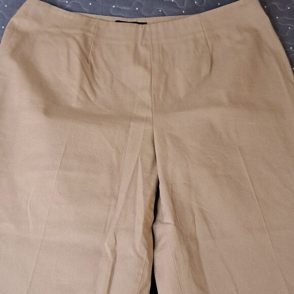 Randy Kemper tan cropped pants size 6 - Picture 2 of 7